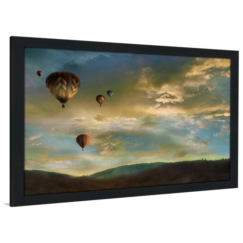 «Sunset Rendezvous», reproduction de photo encadrée, H 21,5 po x l 27,5 po x P 0,75 po