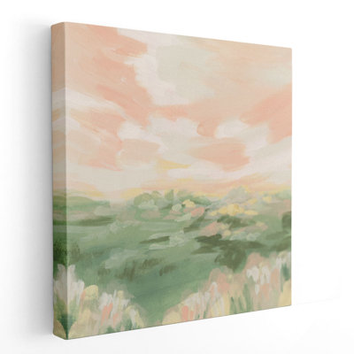 «Blush Meadow I», reproduction d'art sur toile