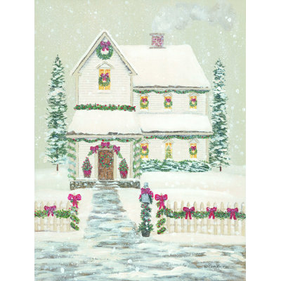 Maison de vacances - reproduction sur toile tendue
