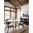 Valen Grey Wood Upholstered Dining Chair