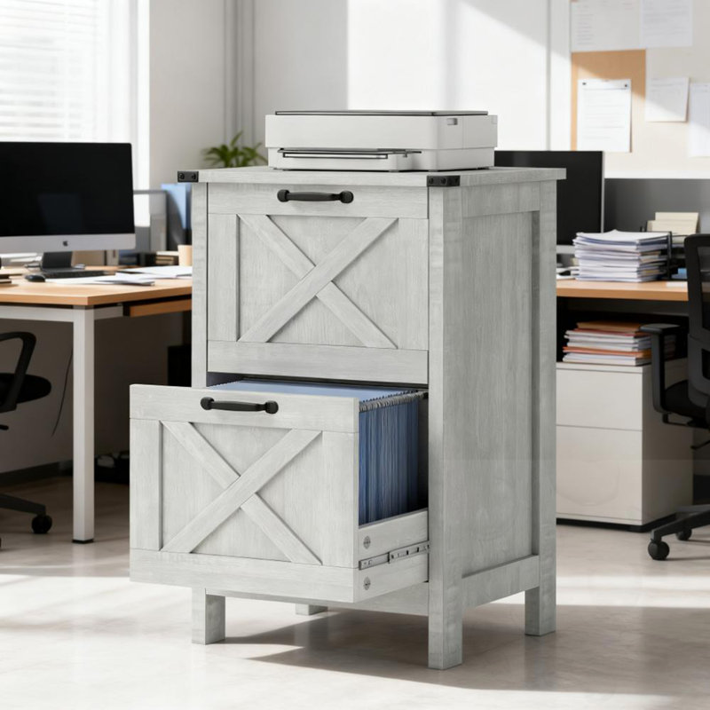 Armoire de bureau avec 2 tiroirs