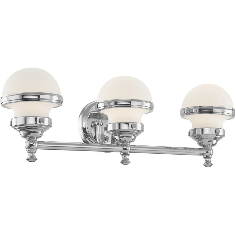Midtown 3 - Light Vanity Light, Polished Chrome