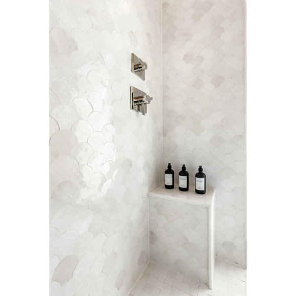 Ariel 12" x 15" Glass Mosaic Wall Tile