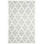 Tapis géométrique en polypropylène tissé à la machine gris clair / beige Ammundsen-271740044