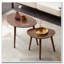 Table basse en bois massif-1874600503