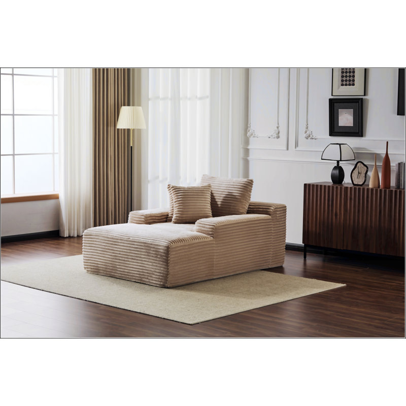 Méridienne surdimensionnée surdimensionnée Cozy Cloud Couch, Beige