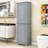Luxurious Wood Bathroom Storage Cabinet with Adjustable Shelves-706862619-730963306