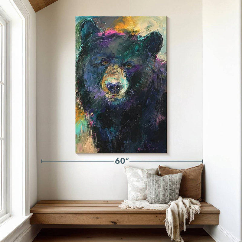 Brampt A Black Bear, 51" H x 34" W
