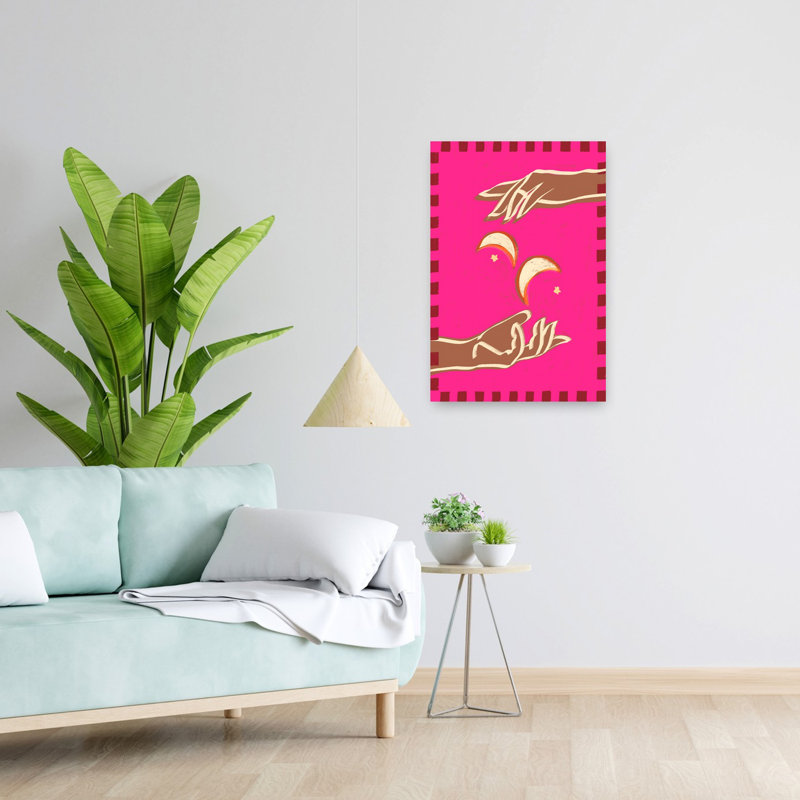Contemporary Art Bold Romantic Abstract Landscape Nature Art by Uma Gokhale - Wrapped Canvas Print, 60.96 cm H x 40.64 cm W