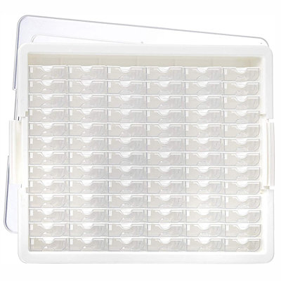 2 Piece Plastic Art Carrying Case Set