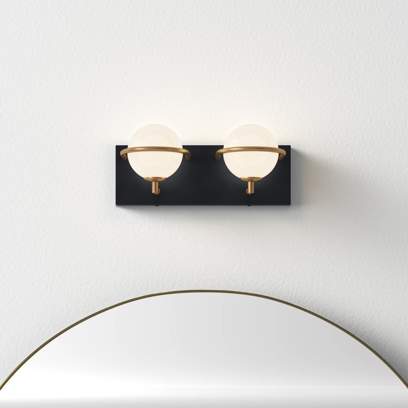 Bertram 2 Light Frosted Dimmable Vanity Light