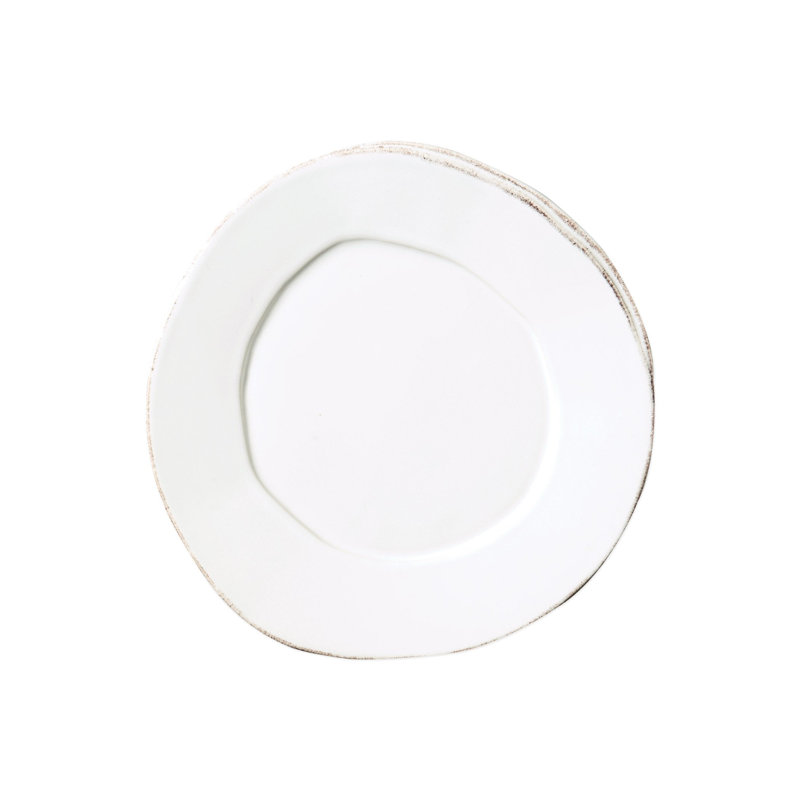 Assiette à salade Lastra, Blanc