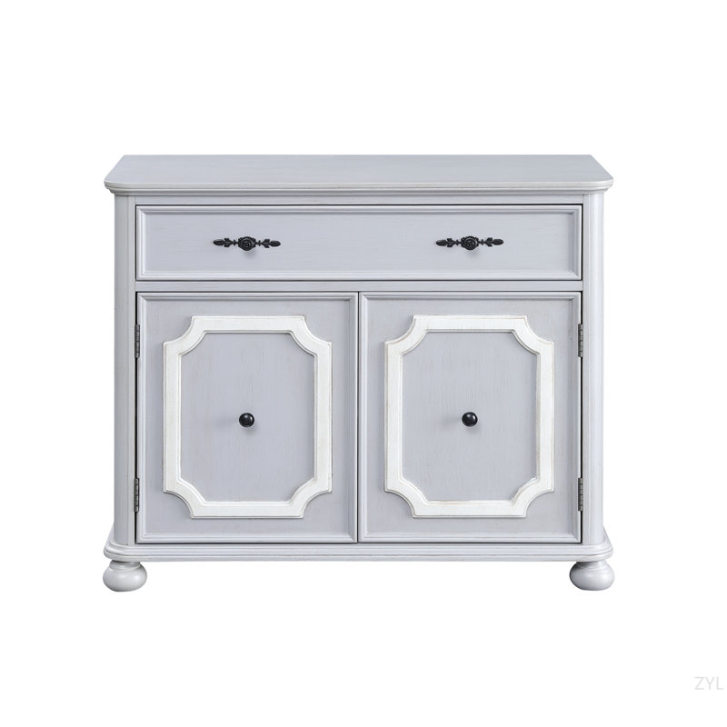 Armoire grise à finition moderne