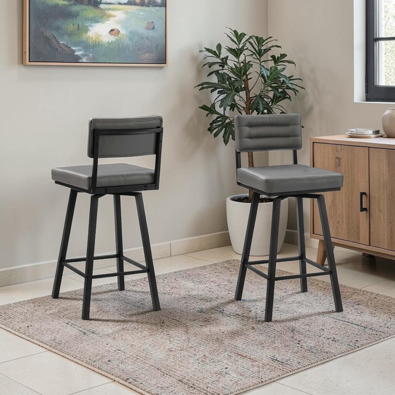 Ensemble de 2 tabourets pivotants Kingsgate