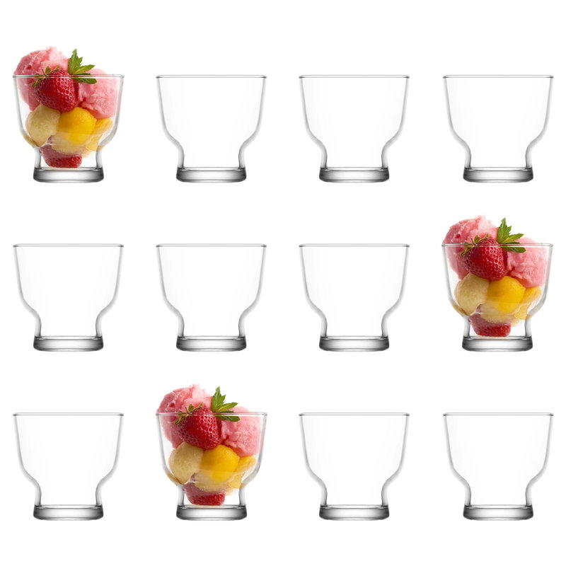 240ml Petit Glass Ice Cream Bowls - By LAV