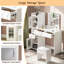 Biancha Dressing Table with Mirror