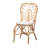 Scheel Fabric Rattan Side Chair Dining Chair