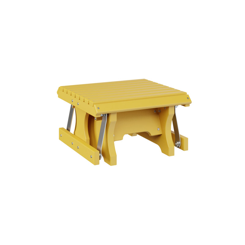 Berlin Gardens Gliding Footstool, Sunburst Yellow