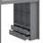 Full Loft Bed With Large Shelves, Desk And LED Light-1156394805