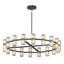 36 pouces lustres de luxe en cristal salon lumières décoratives lumière de salle à manger moderne simple, pour la décoration intérieure