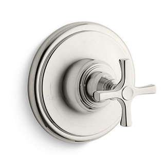 Bellis® Thermostatic Trim, Cross Handle, Nickel Silver