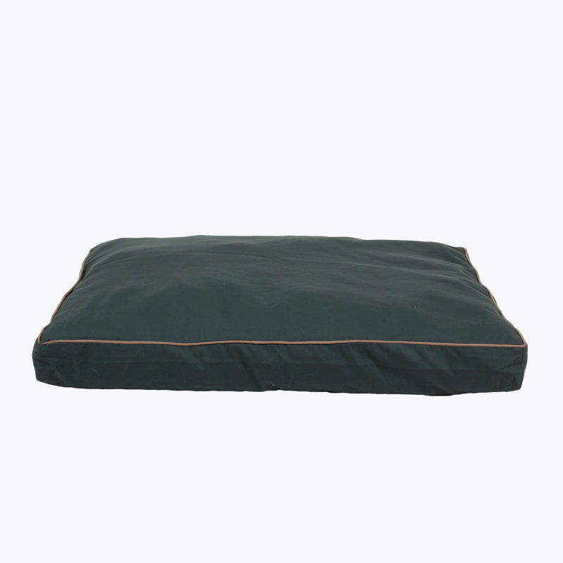 Indoor/Outdoor Khaki Cording Dog Pillow, Extra Large (48" W x 36" D x 4" H), Green