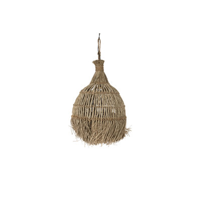 1 - Light Natural Dome Pendant