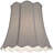 Morell Medium Scallop Bell Lamp Shade 10" Top X 16" Bottom X 15" High X 16" Slant (Spider) Replacement With Harp And Finial - Springcrest