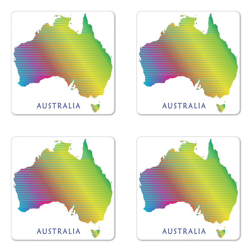 Sous-verre australian party