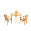 Ensemble repas en bois de teck avec table ronde Douberly-1700248484-1767477325