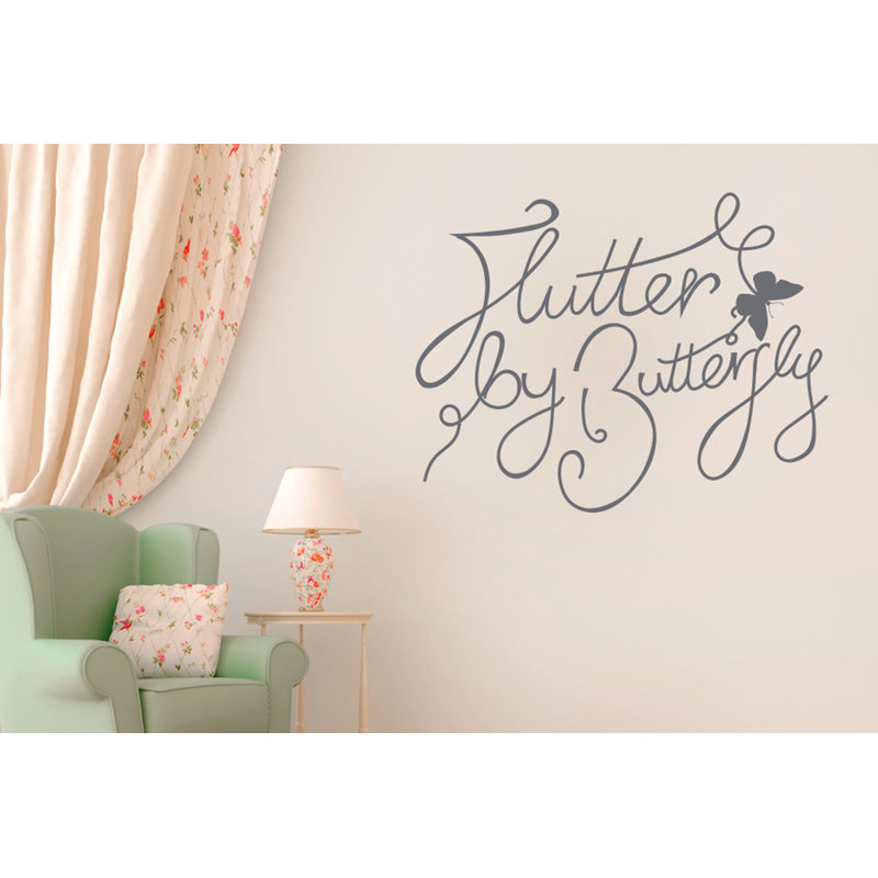 Wall Decal, Grey, Medium