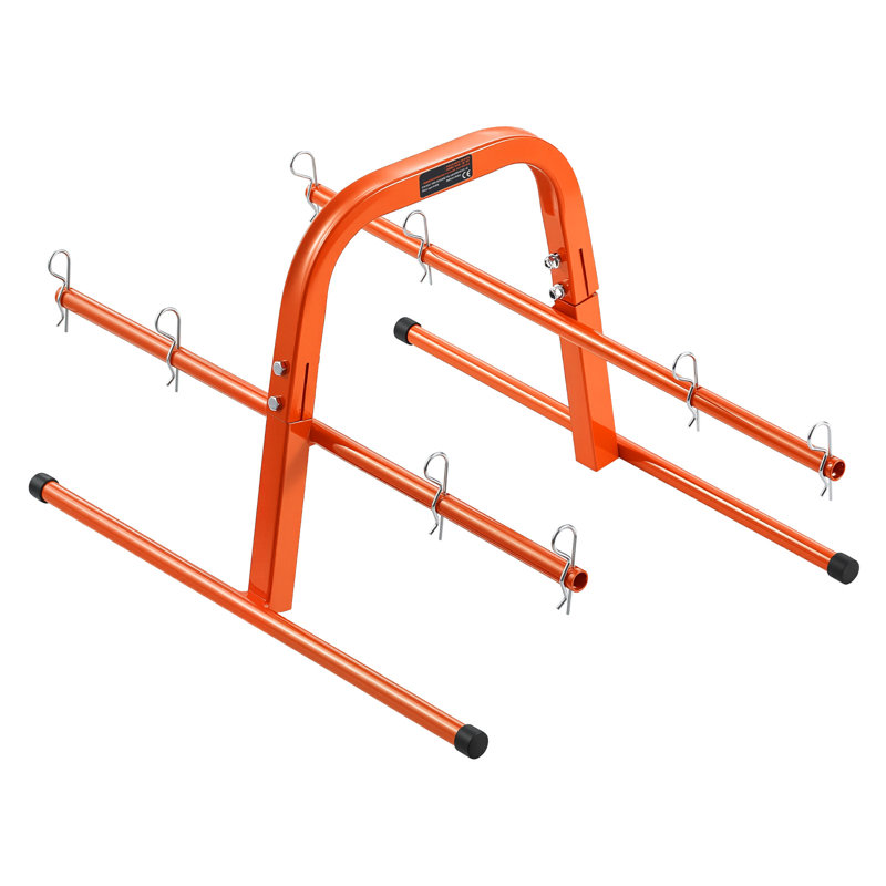 Porte-bobine en fil métallique, capacité de 100 lb, support intelligent, support de distributeur en fil d'acier robuste pour jusqu'à 8 bobines, diamètre maximum de 9,45 po, conception à levage facile pour une utilisation électrique et industrielle