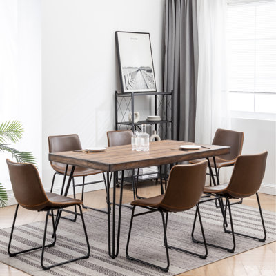 Aryven Industrial  Dining Set