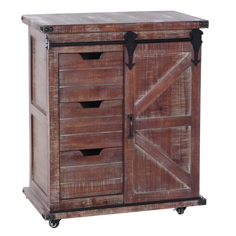 Rooker 3 -Drawer Accent Cabinet