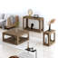 Inniss Modern Geometric 22" End Table with Open Shelf-2037865165