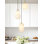 Vandyke 3-Light Cluster Geometric and Cylinder Pendant