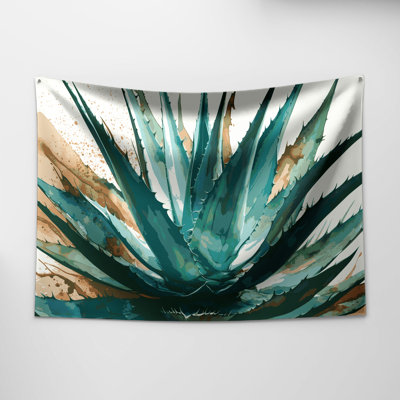 Southwestern Plants Agave Plant Wall Tapestry