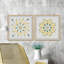 « banane burst diptych », ensemble de 2 reproductions de peintures à l’aquarelle encadrées-27809205