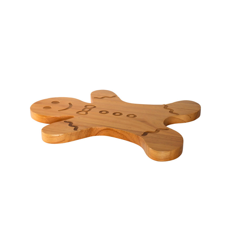 Planche de bois de pin Gingerbread Man - 15 po x 11,5 po