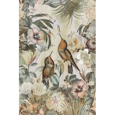 Oiseau jardin tropical
