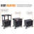 24'' W AV Cart with Wheels
