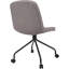 Chaise de bureau moderne à roulettes - gris anthracite