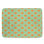 Tapis de bain orange à pois