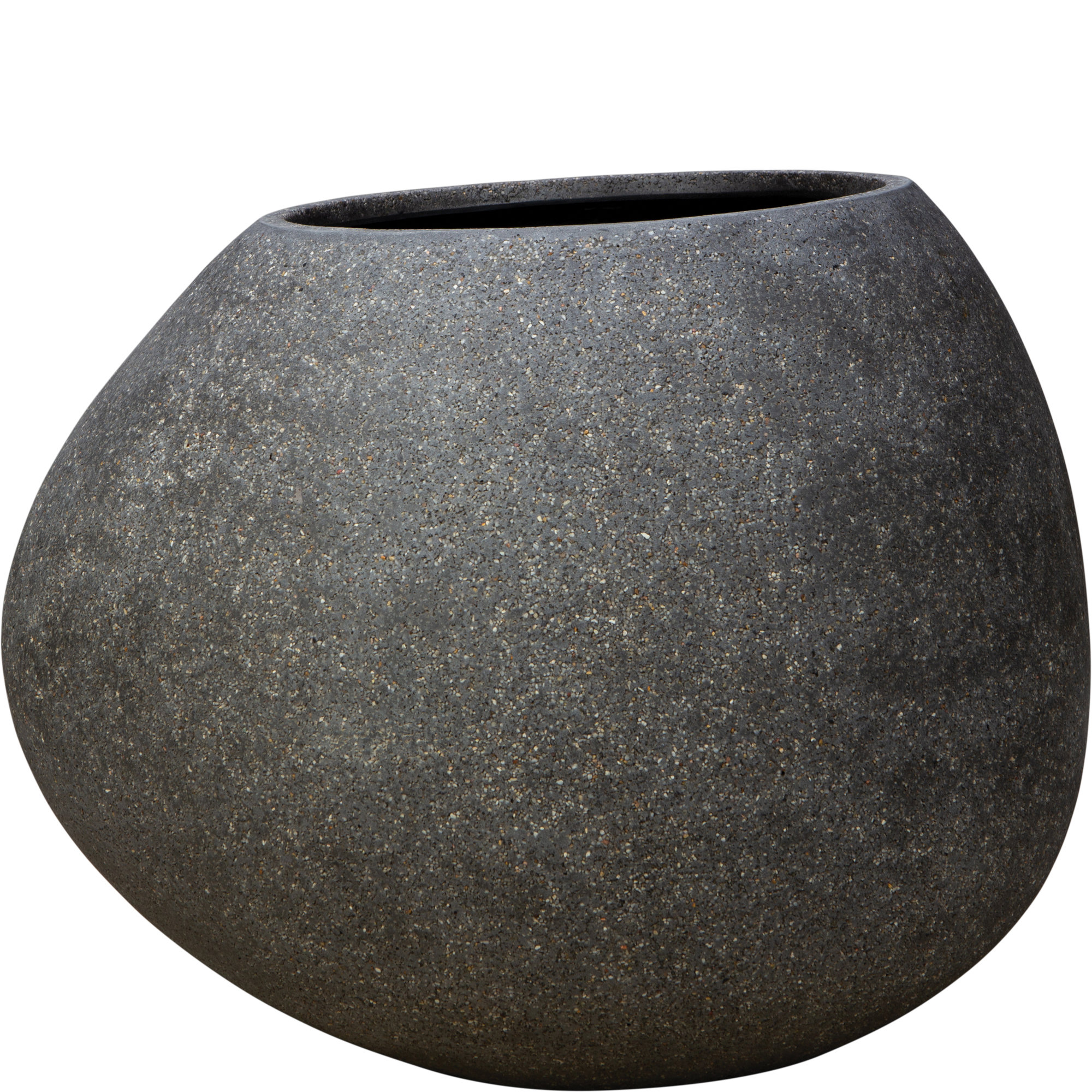 26 in. Lightweight Rock Garden Planter, Gray