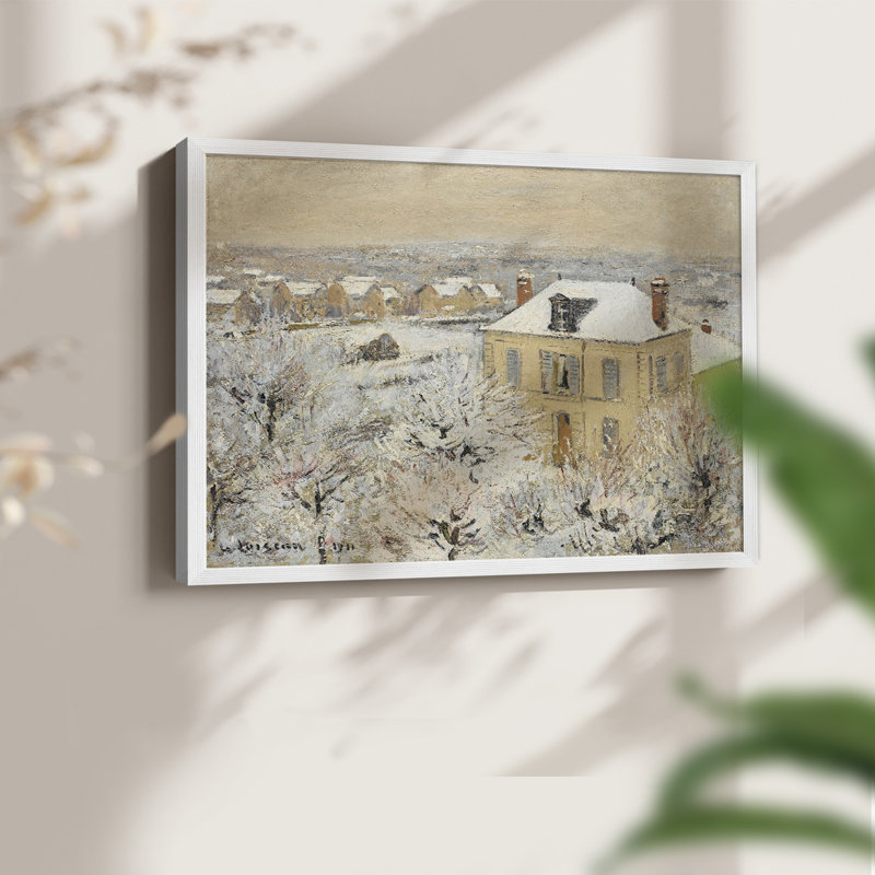 Paysages rétro-Dxxxv-impression encadrée - réversible, H 8 po x l 10 po, Blanc