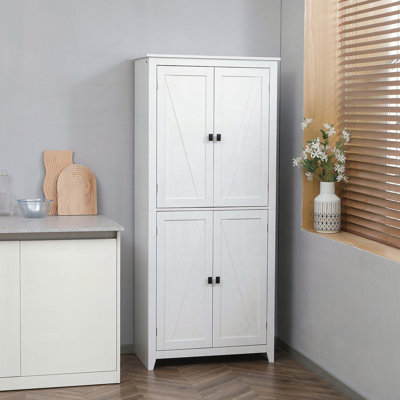 Perona 72" Freestanding Kitchen Pantry, Buffet Cabinet