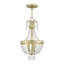 Lustre empire 3 lumières avec détails en cristal Rachedi-19295037
