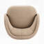 Fauteuil d'appoint moderne courbé pour le salon-1622772584