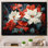 Poinsettia Flower Pastoral - Floral Canvas Prints