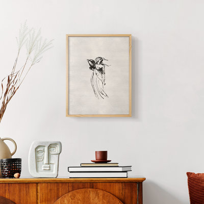 "Croquis rétro XCII" sur papier
